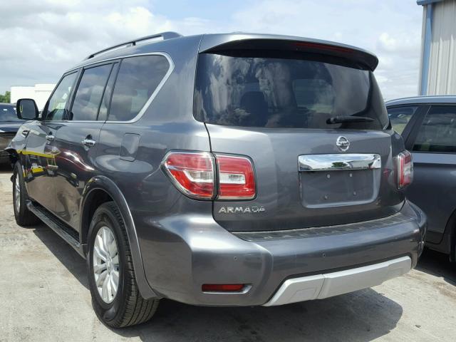 JN8AY2ND6H9007339 - 2017 NISSAN ARMADA SV GRAY photo 3