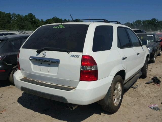 2HNYD18683H546318 - 2003 ACURA MDX TOURIN WHITE photo 4