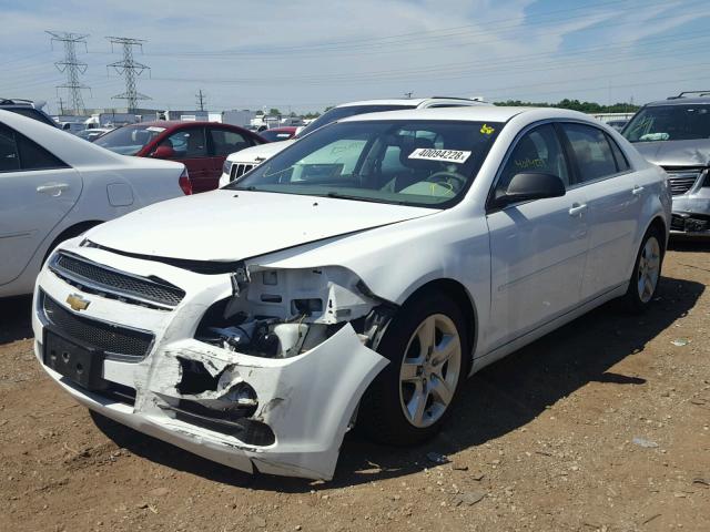 1G1ZA5EU7CF391154 - 2012 CHEVROLET MALIBU LS თეთრი ფოტო 2