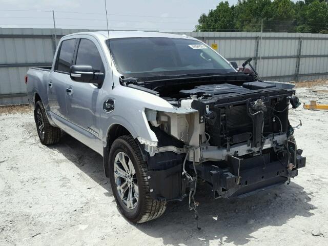 1N6AA1E66HN572058 - 2017 NISSAN TITAN SV SILVER photo 1