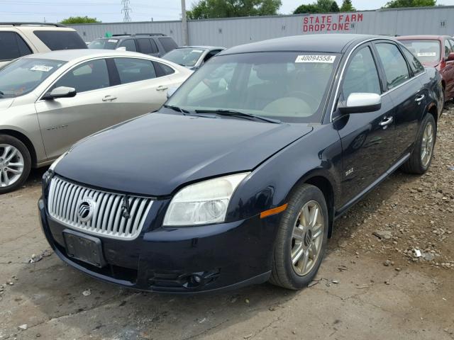 1MEHM43W68G624451 - 2008 MERCURY SABLE PREM BLUE photo 2