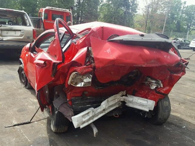 KL1TD566X6B537151 - 2006 CHEVROLET AVEO BASE Қызыл фото 3