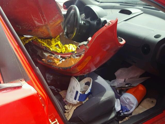 KL1TD566X6B537151 - 2006 CHEVROLET AVEO BASE Қызыл фото 5