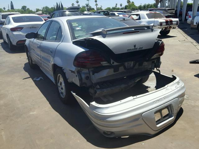 1G2NF52F42C217303 - 2002 PONTIAC GRAND AM S Gümüş foto 3