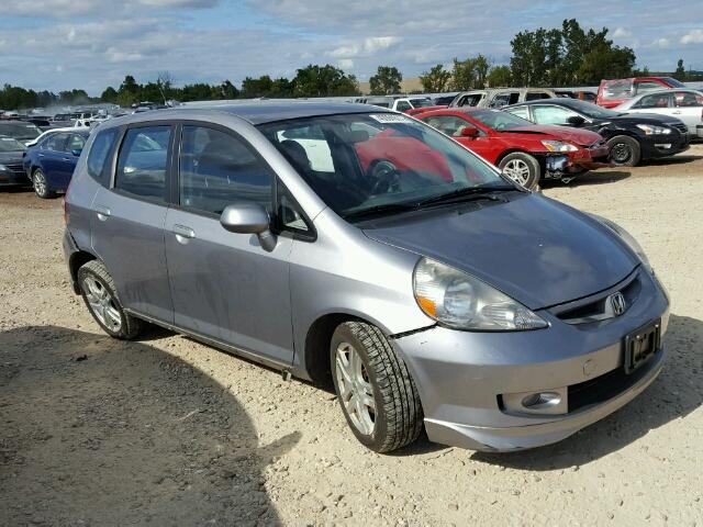 JHMGD38608S053115 - 2008 HONDA FIT SPORT GRAY photo 1