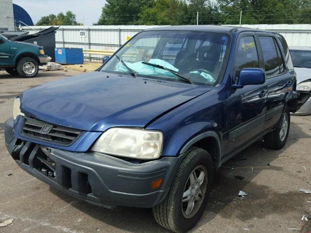 JHLRD186XXC081773 - 1999 HONDA CR-V BLUE photo 2