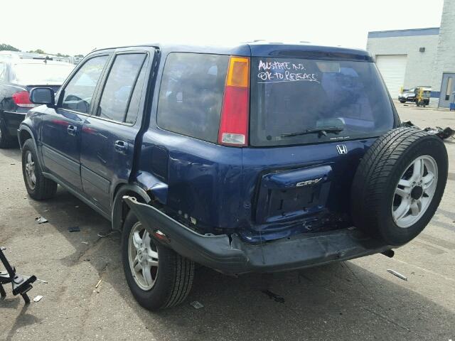 JHLRD186XXC081773 - 1999 HONDA CR-V BLUE photo 3