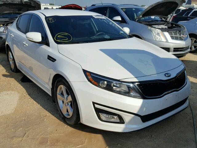 KNAGM4A7XF5605660 - 2015 KIA OPTIMA LX WHITE photo 1