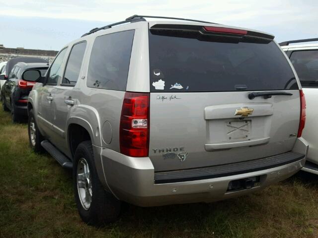 1GNFK13007R390312 - 2007 CHEVROLET TAHOE K150 TAN photo 3