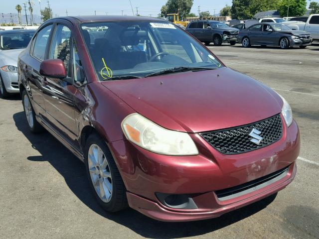 JS2YC415785108261 - 2008 SUZUKI SX4 CONVEN BURGUNDY photo 1