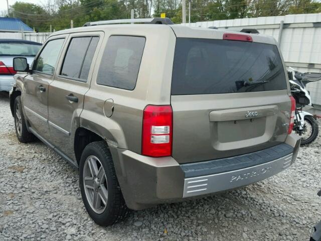 1J8FT48W18D682935 - 2008 JEEP PATRIOT LI TAN photo 3