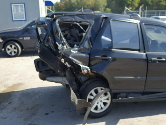 JHLRD78546C800301 - 2006 HONDA CR-V LX BLACK photo 9