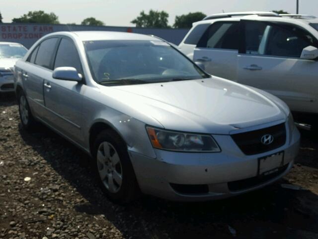 5NPET46C87H195431 - 2007 HYUNDAI SONATA GLS SILVER photo 1