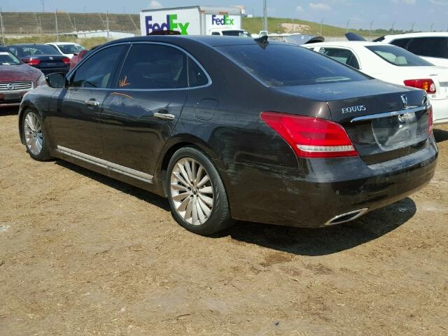 KMHGH4JH9GU103161 - 2016 HYUNDAI EQUUS BROWN photo 3