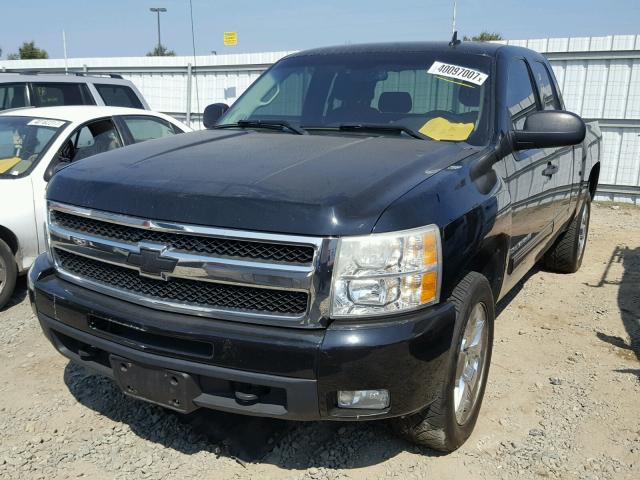 1GCEC29J99Z120862 - 2009 CHEVROLET SILVERADO BLACK photo 2