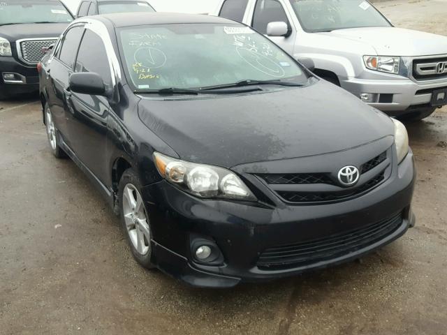 2T1BU4EE6BC660741 - 2011 TOYOTA COROLLA BA BLACK photo 1