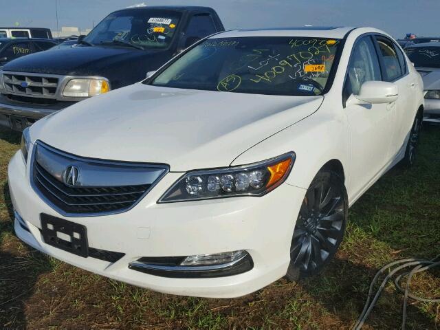 JH4KC1F56GC001024 - 2016 ACURA RLX WHITE photo 2