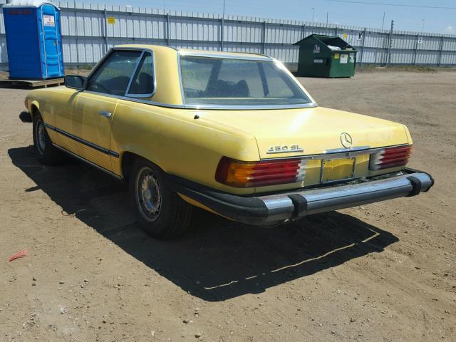 10704412050467 - 1979 MERCEDES-BENZ 440 SL YELLOW photo 3