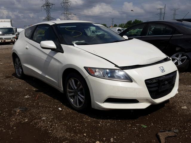 JHMZF1D43CS004592 - 2012 HONDA CR-Z WHITE photo 1