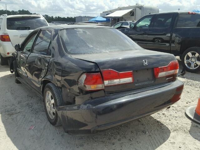 JHMCG55642C003695 - 2002 HONDA ACCORD EX BLACK photo 3