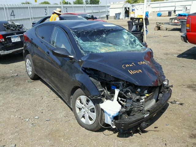 5NPDH4AE1GH715314 - 2016 HYUNDAI ELANTRA SE BLACK photo 1