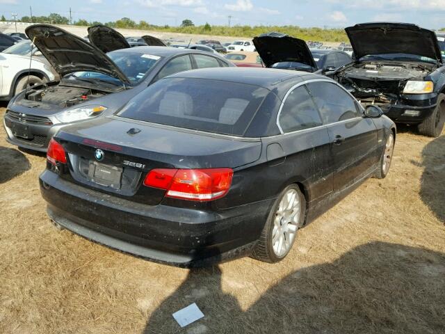 WBAWL13539PX25706 - 2009 BMW 328 BLACK photo 4