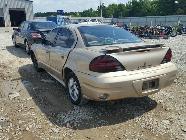 1G2NE52EX5M188401 - 2005 PONTIAC GRAND AM S Qəhvəyi foto 3