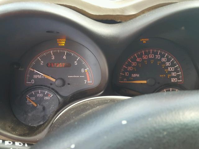 1G2NE52EX5M188401 - 2005 PONTIAC GRAND AM S Qəhvəyi foto 8