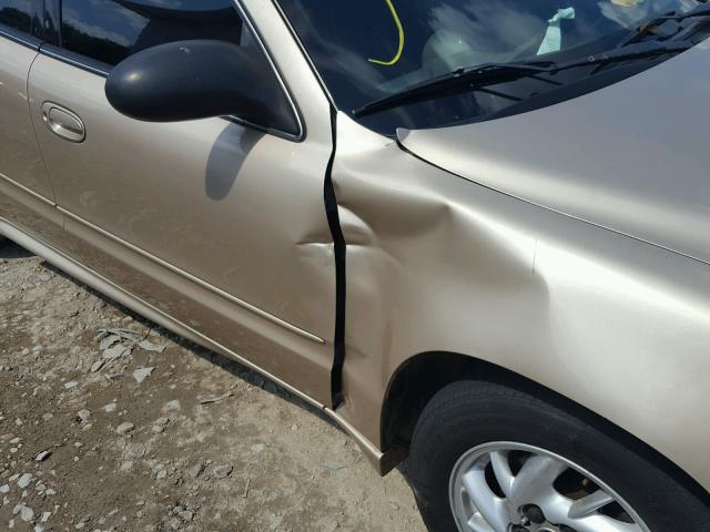 1G2NE52EX5M188401 - 2005 PONTIAC GRAND AM S Qəhvəyi foto 9