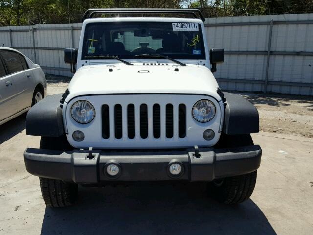 1C4AJWAG2FL507327 - 2015 JEEP WRANGLER S WHITE photo 9