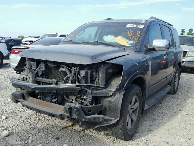 5N1BA0ND8AN614523 - 2010 NISSAN ARMADA SE CHARCOAL photo 2