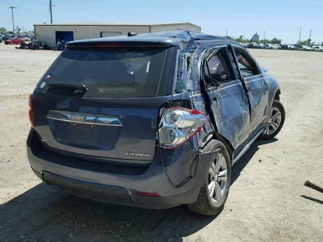 2GNA1BEK906316535 - 2013 CHEVROLET EQUINOX LS BLUE photo 4