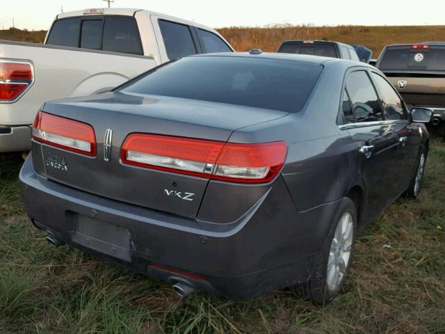 3LNHL2GC1BR770695 - 2011 LINCOLN MKZ ნაცრისფერი ფოტო 4