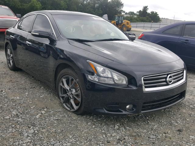 1N4AA5AP8EC912817 - 2014 NISSAN MAXIMA S BLACK photo 1