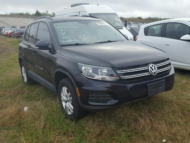 WVGAV7AX8HK027095 - 2017 VOLKSWAGEN TIGUAN BLACK photo 1