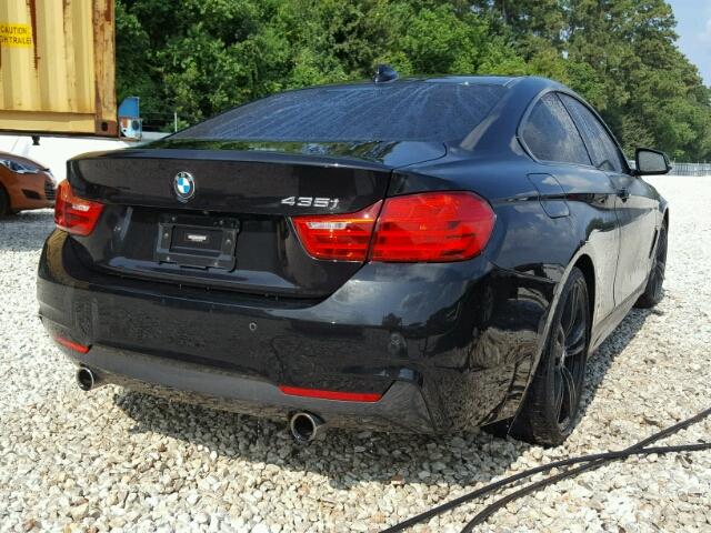WBA3R1C50GK529749 - 2016 BMW 435 I BLACK photo 4