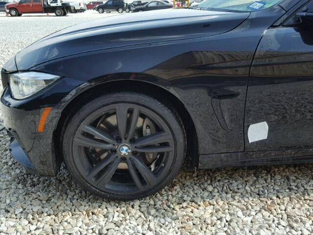 WBA3R1C50GK529749 - 2016 BMW 435 I BLACK photo 9