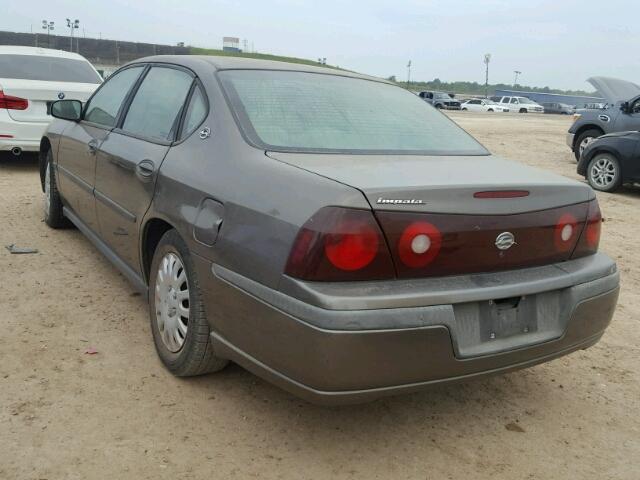 2G1WF52E329111352 - 2002 CHEVROLET IMPALA 棕色 照片 3