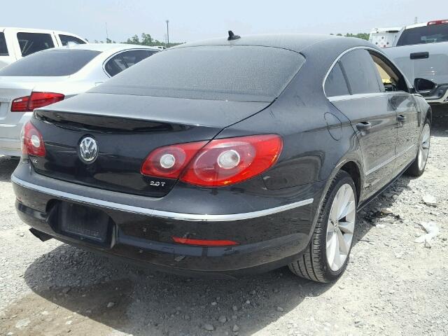 WVWHN7AN8CE523992 - 2012 VOLKSWAGEN CC LUXURY BLACK photo 4