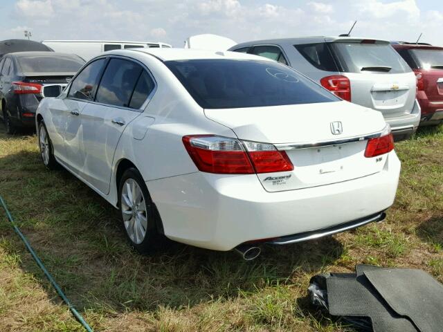 1HGCR3F81EA021881 - 2014 HONDA ACCORD WHITE photo 3