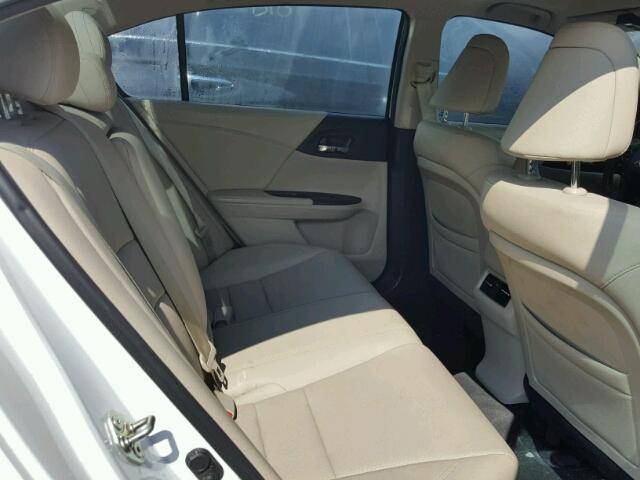 1HGCR3F81EA021881 - 2014 HONDA ACCORD WHITE photo 6