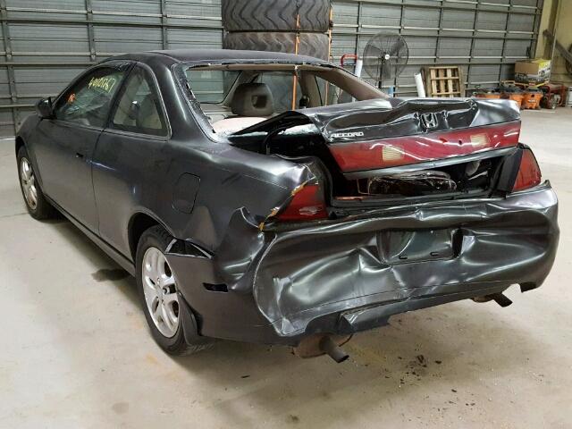 1HGCG22551A018942 - 2001 HONDA ACCORD EX BLACK photo 3