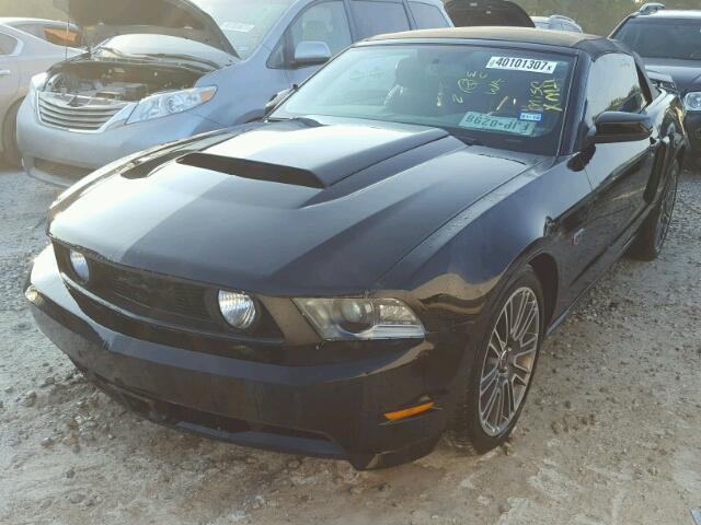 1ZVBP8FH9A5151212 - 2010 FORD MUSTANG GT BLACK photo 2