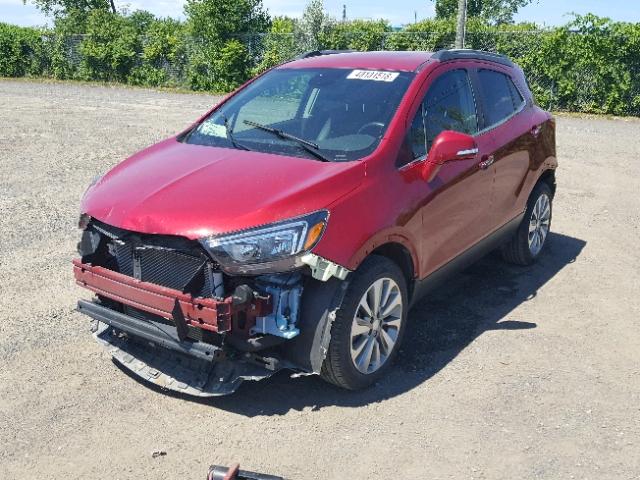 KL4CJASB6HB150963 - 2017 BUICK ENCORE PRE RED photo 2