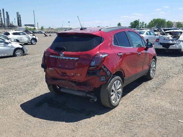 KL4CJASB6HB150963 - 2017 BUICK ENCORE PRE RED photo 4