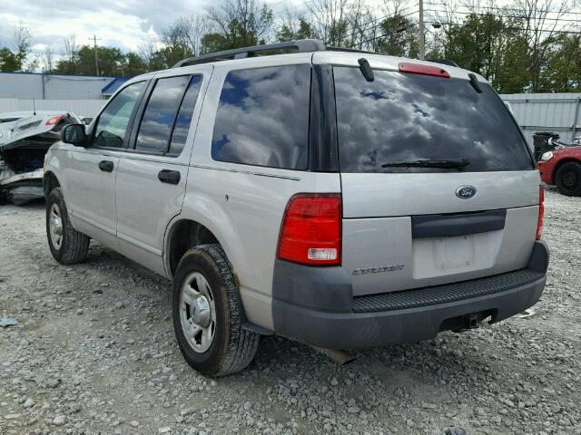 1FMZU62K23UB79261 - 2003 FORD EXPLORER GRAY photo 3