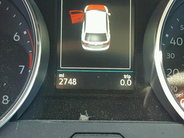 3VV3B7AX9JM039441 - 2018 VOLKSWAGEN TIGUAN SE Weiß Foto 8