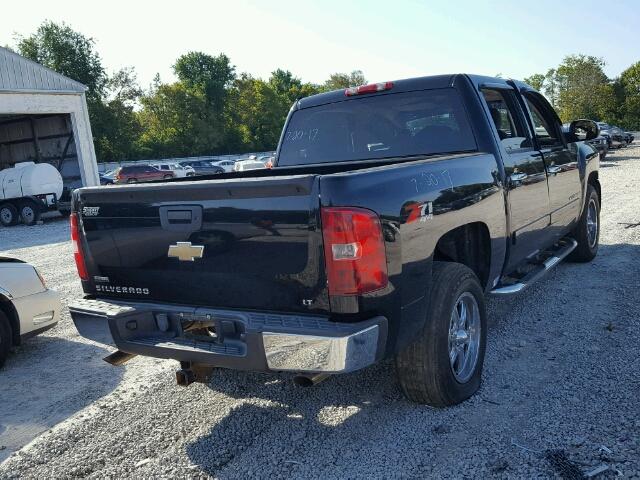 2GCEK133581225722 - 2008 CHEVROLET SILVERADO BLACK photo 4