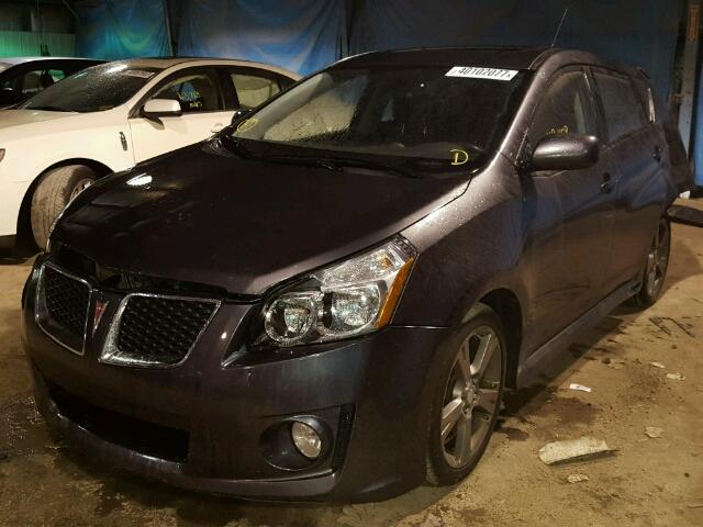 5Y2SR67069Z422001 - 2009 PONTIAC VIBE GT GRAY photo 2