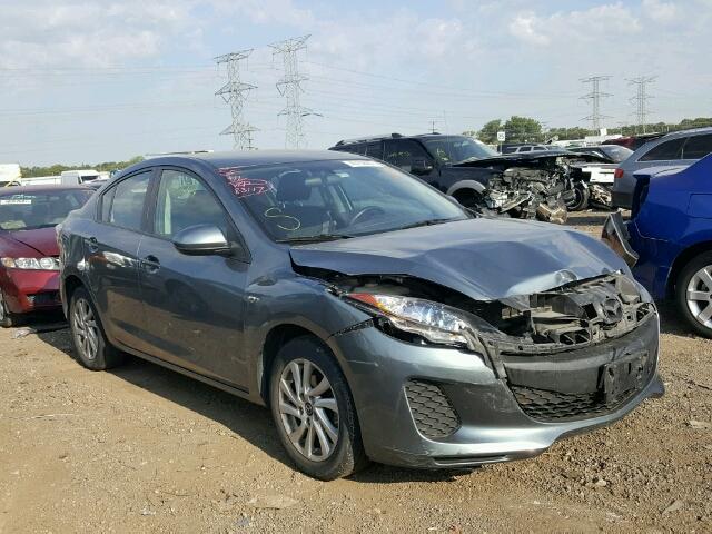 JM1BL1V70D1739705 - 2013 MAZDA 3 I GRAY photo 1